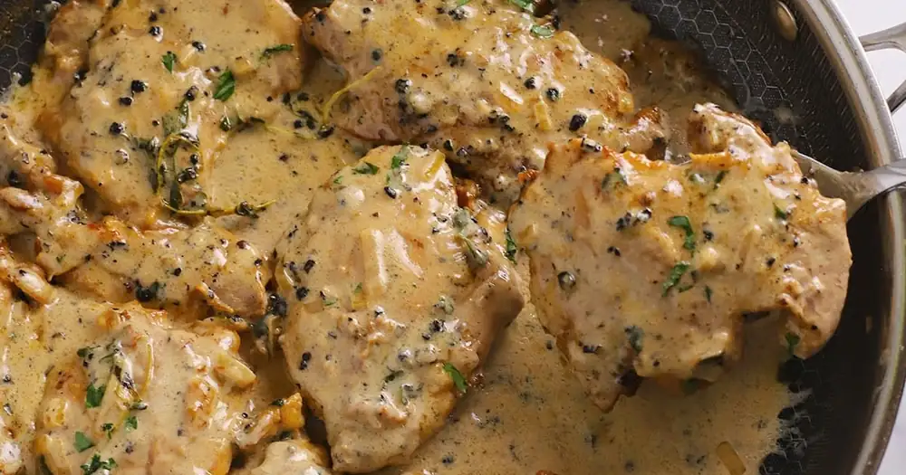 Chicken au Poivre