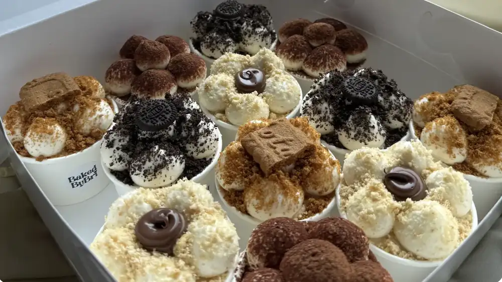 A GTA baker is hosting secret neighbourhood bake sales loaded with viral banana pie cups