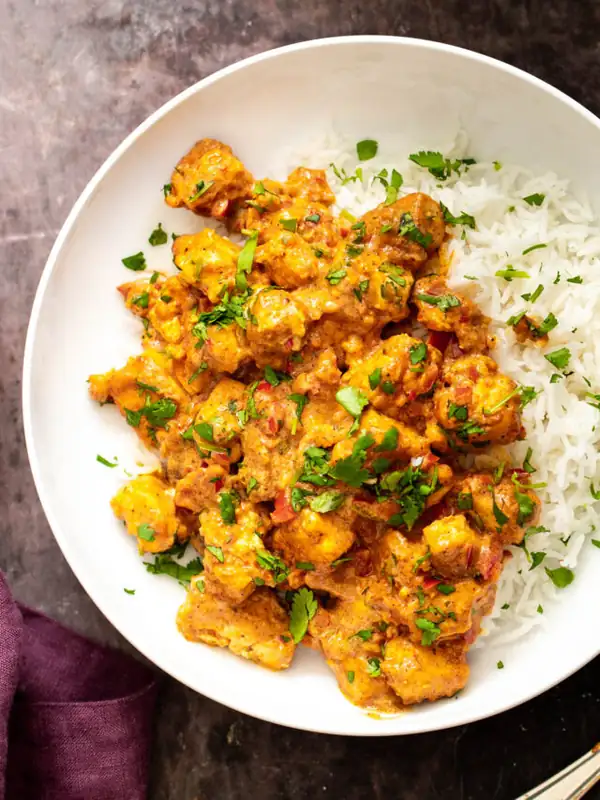 Vegan Tofu Rogan Josh