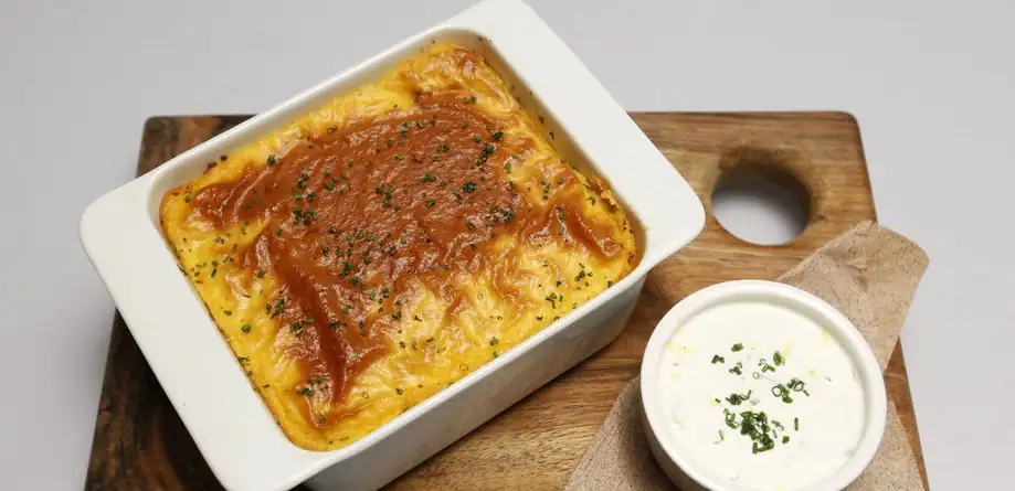 A meatless dish that was awarded with applause by the judges