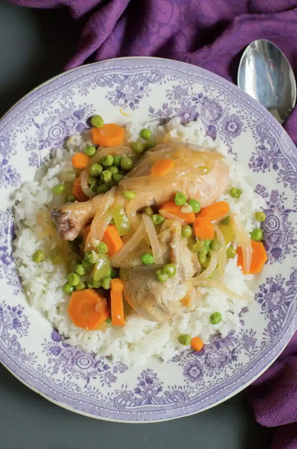 Chicken with peas - Pilar Hernández's Chilean Kitchen