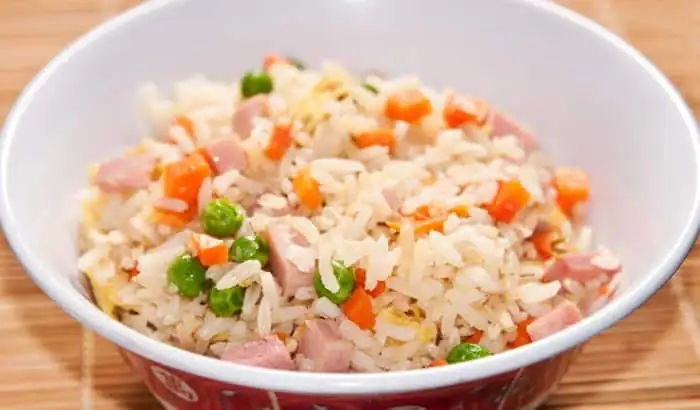 THREE DELIGHTS RICE: easy recipe, step by step