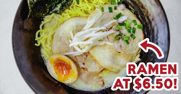 Reseña de Wakon Ramen: Ramen Tonkotsu y de mariscos Volcano por menos de $10 en Pasir Ris