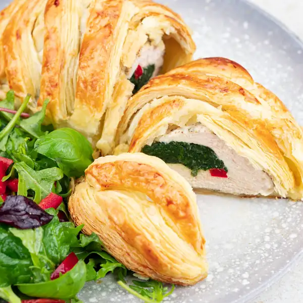 Chicken in puff pastry