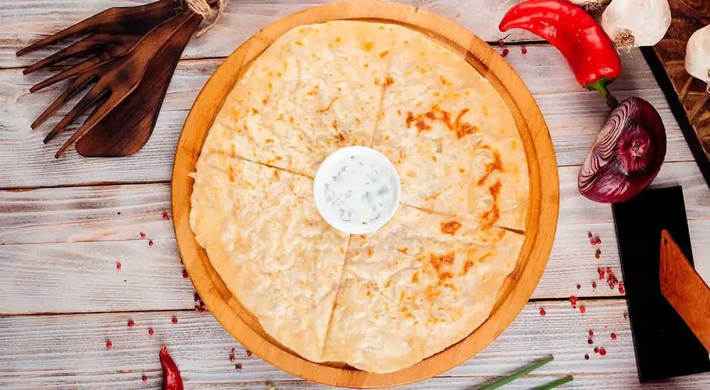 Botishal con queso cottage