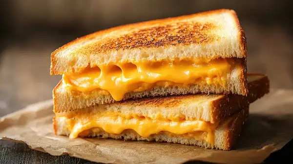 ¿Cuál es la diferencia entre un sándwich de queso a la parrilla y un sándwich tostado inglés?