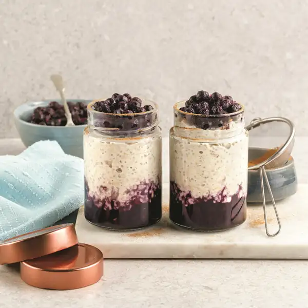 Wild Blueberry Overnight Oatmeal