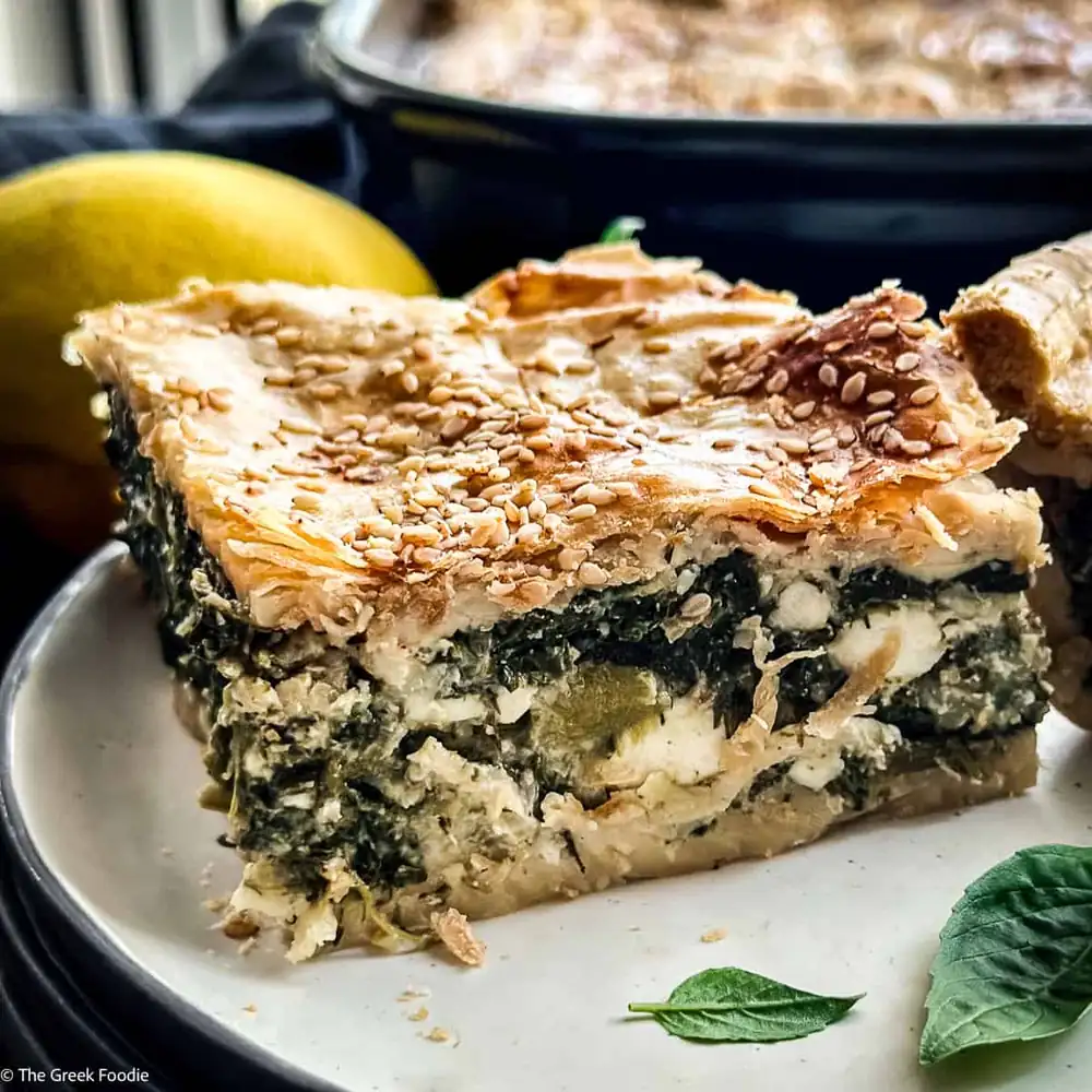 Greek Savory Pie with Greens and Feta