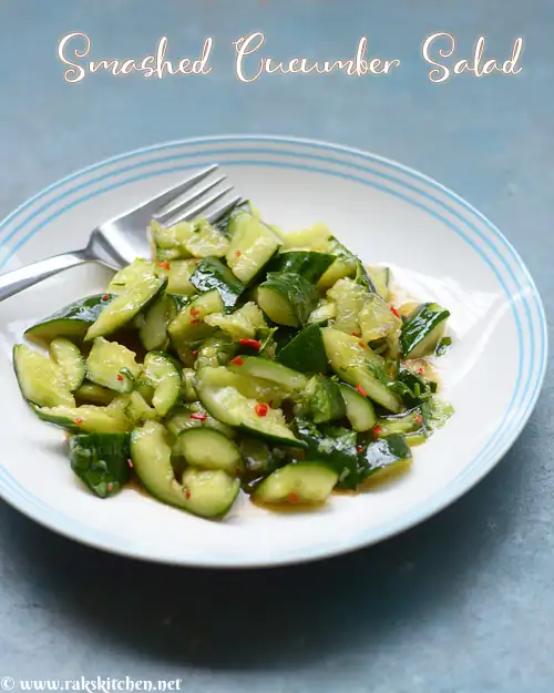 Smashed cucumber salad recipe