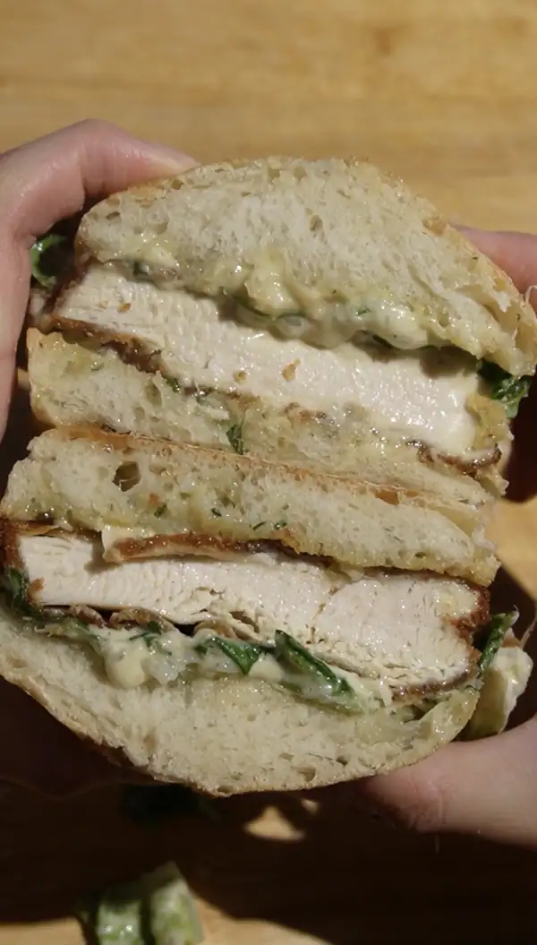 Chicken Caesar Salad Sandwich
