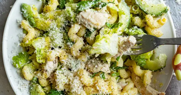 Chicken Caesar Pasta Salad