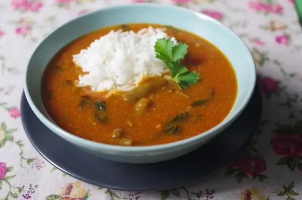 Tomato-coconut soup