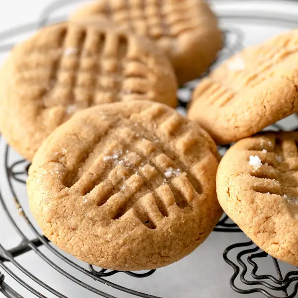 Galletas de mantequilla de cacahuete sin harina
