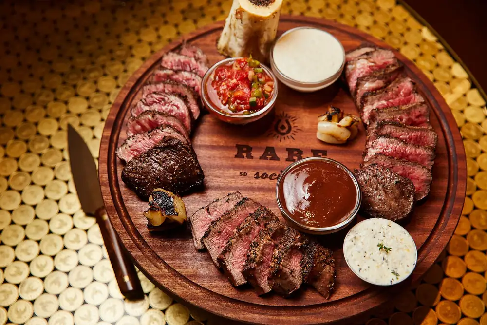Rare Society Lands in Las Vegas With Fat-Washed Cocktails and Fire-Kissed Steaks