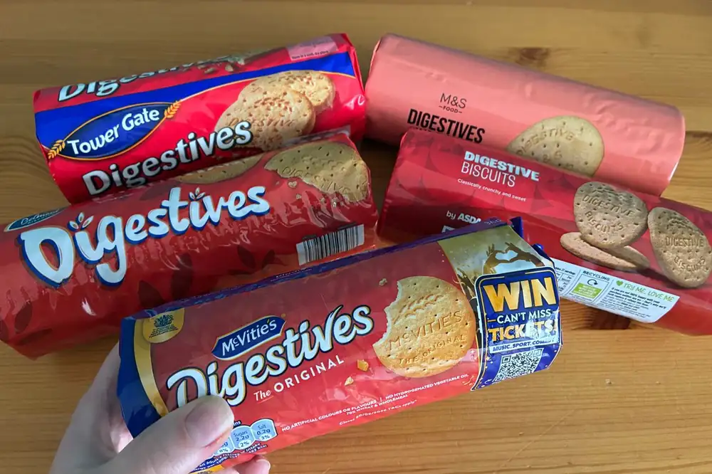 I compared McVitie's Digestive biscuits to supermarket versions