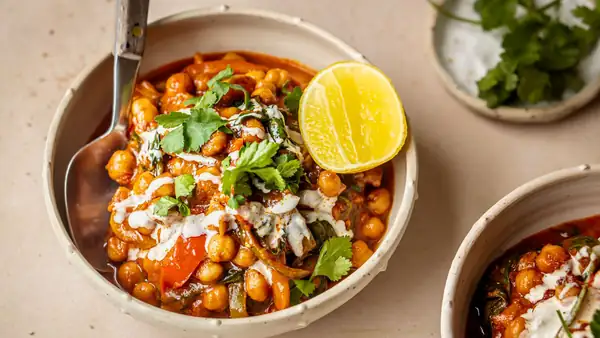 Culy Homemade: chickpea stew with bell pepper and harissa