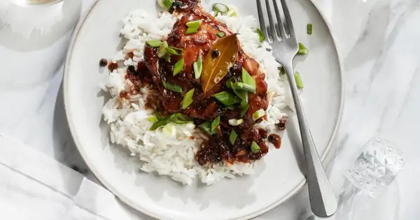 Filipino chicken adobo