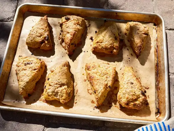 Einkorn Sourdough Pumpkin Scones