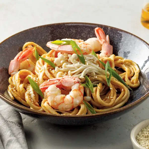 Spicy peanut noodles